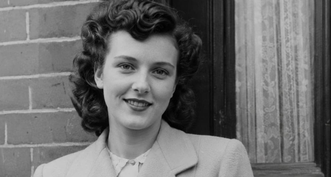 A young woman photographed in the nineteen forties